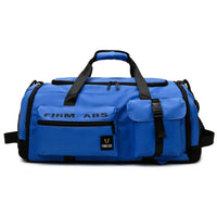 image du sac à dos de voyage femme 70L de couleur bleu