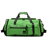 image du sac à dos de voyage femme 70L de couleur vert clair