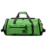 image du sac à dos de voyage femme 70L de couleur vert clair