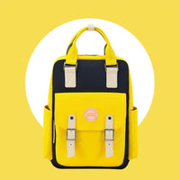 Image du sac de voyage femme pastel de couleur noir et jaune