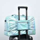 Image du sac de voyage femme pratique sur valise