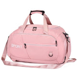 image du sac à dos de voyage femme sport de couleur rose