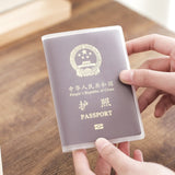 image de protège passeport transparent flou