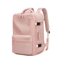 image du sac à dos de voyage femme 40 L de couleur rose